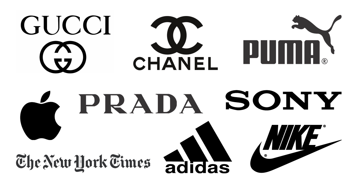 About the use of black color in brand logos Logowik