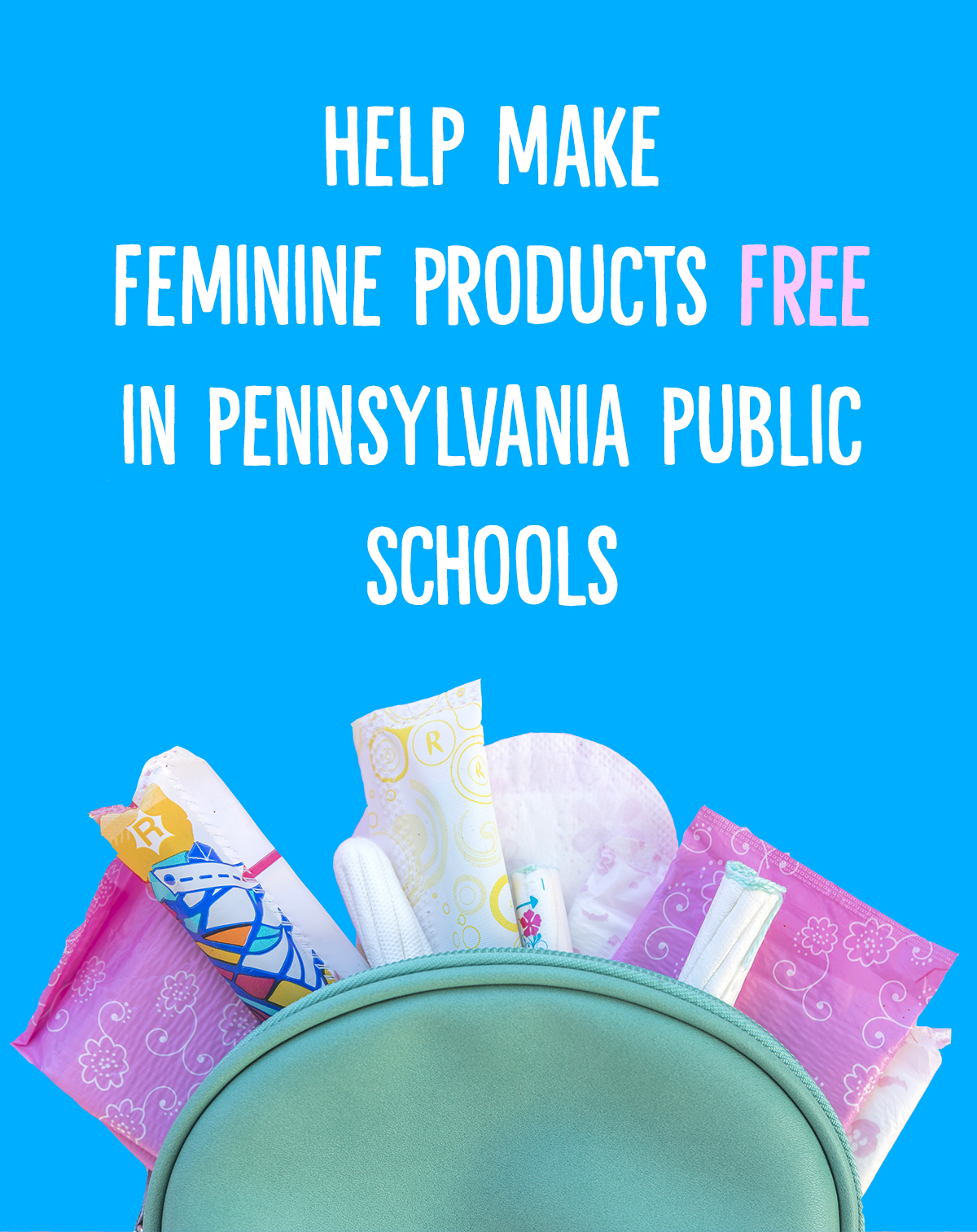 Free Feminine Products Love Our Girls