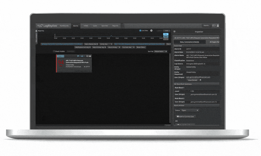 LogRhythm SIEM UEBA, SOAR, & NDR