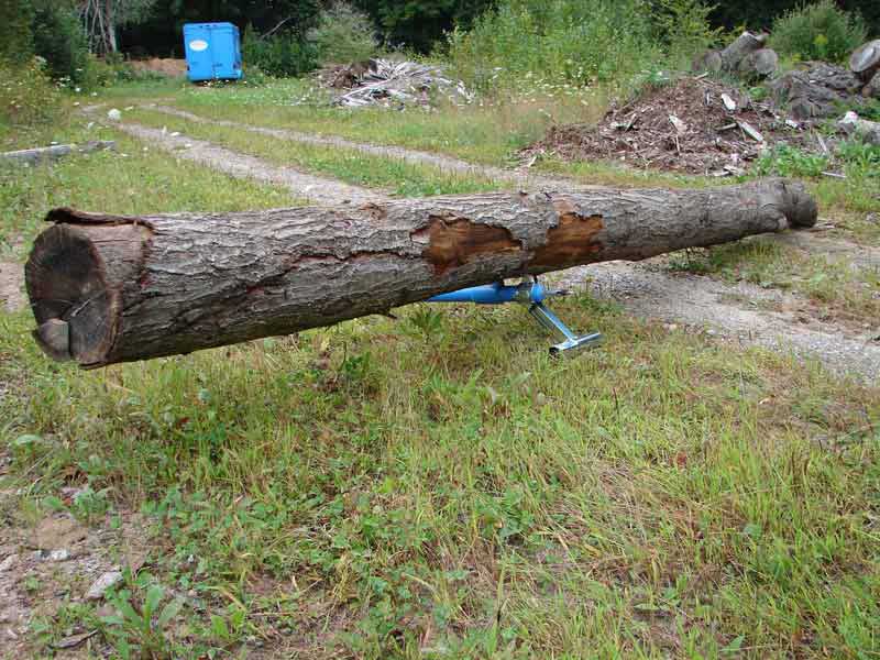 6" universal log stand LogRite Tools LLC