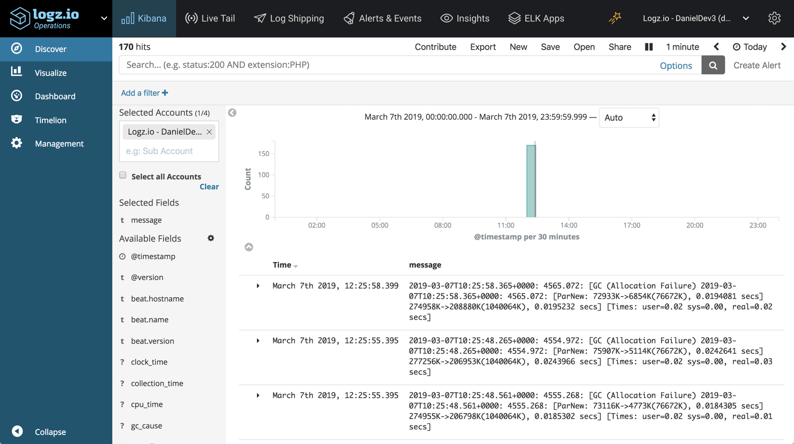 Java garbage collection logging with the ELK Stack and Logz.io Logz.io
