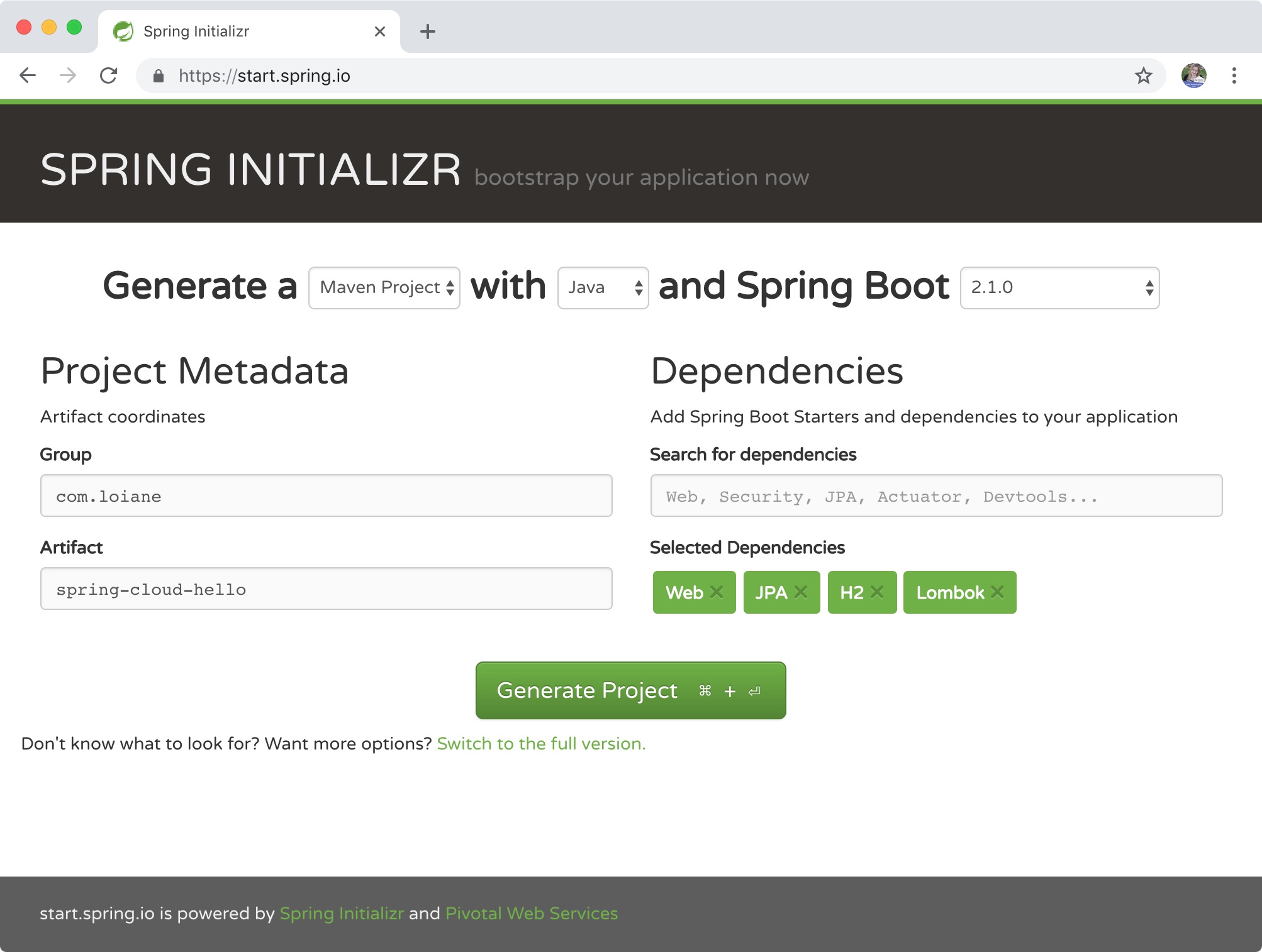Deploying a Spring Boot REST Application to Oracle Cloud