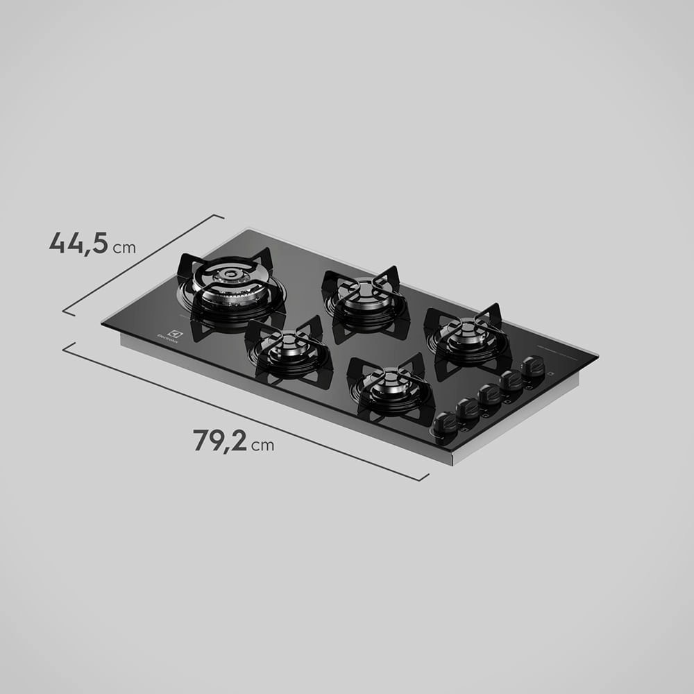 Cooktop 5 bocas Electrolux a Gás (KE5TD) Bivolt