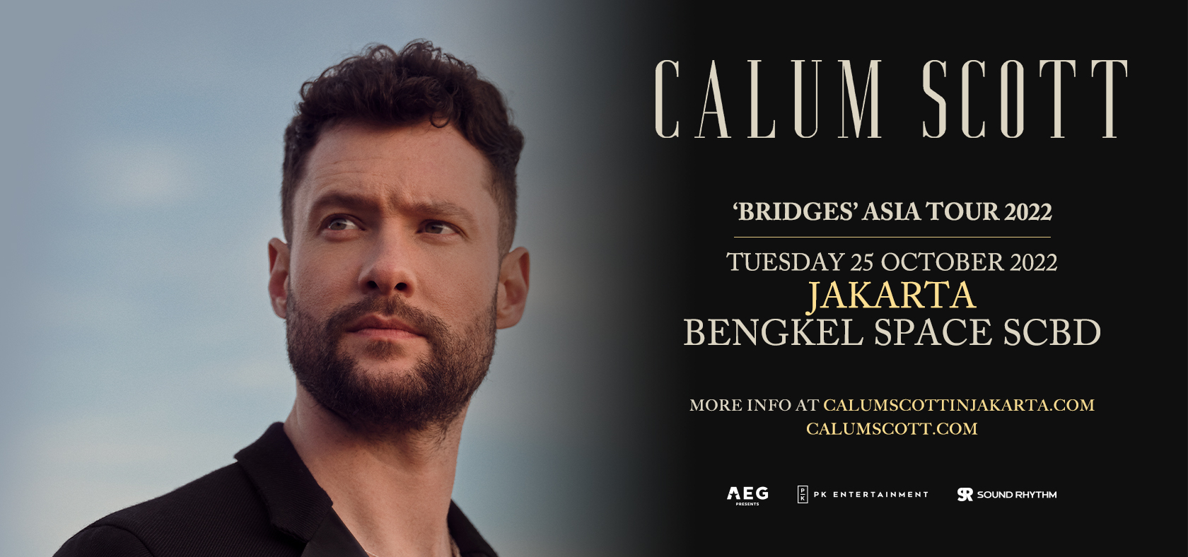 Asia Concert Tour 2023 Calum Scott Bridges Tour 2023 Jakarta Concert