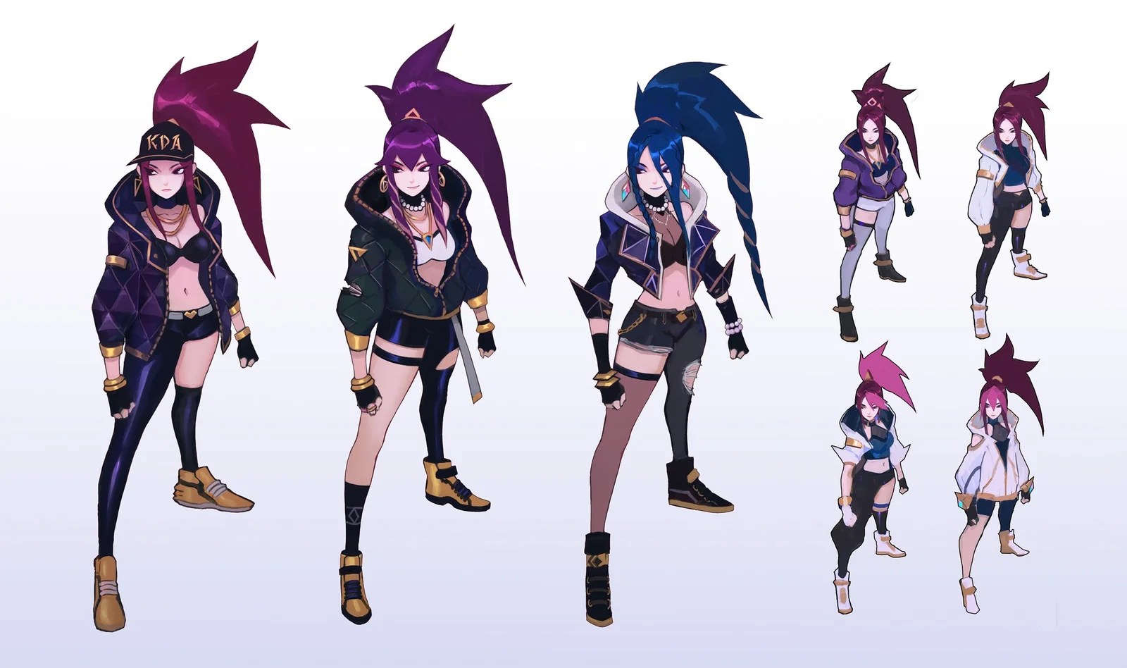 K/DA Akali Concept (Exploration) Wallpapers & Fan Arts League Of