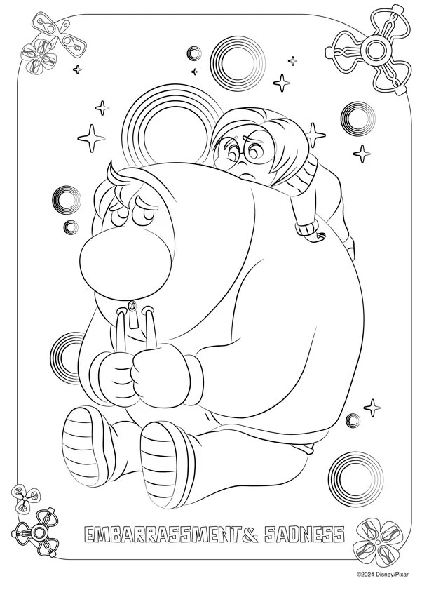 Free Printable Inside Out 2 Coloring Pages 2024 Lola Lambchops