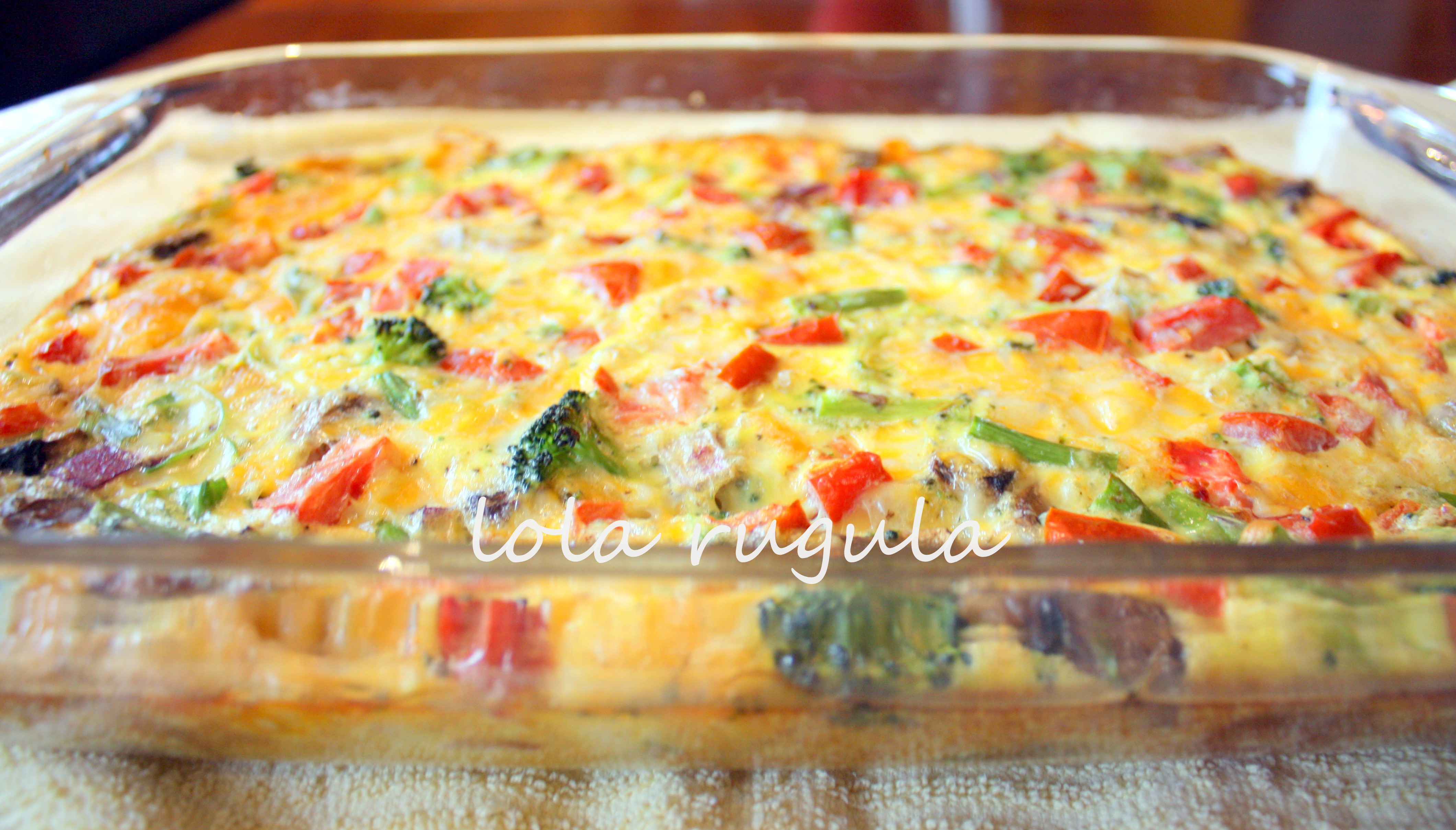 Egg and Veggie Casserole Lola Rugula