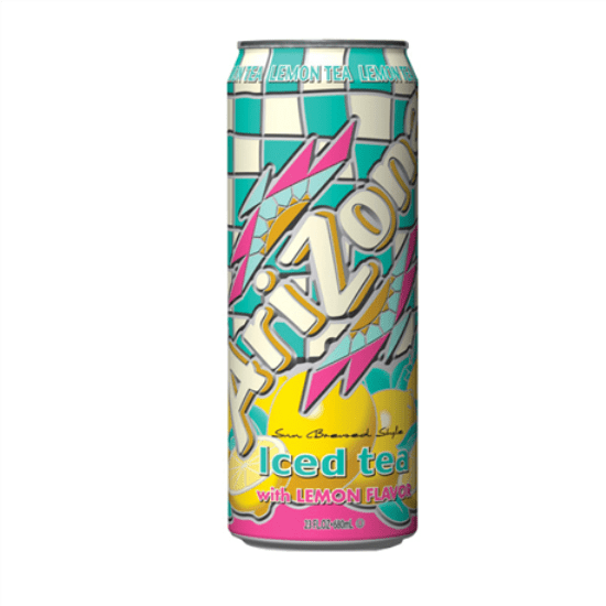 Arizona Beverages Ice Tea With Lemon Flavour 680ml Can Lollies 'N Stuff