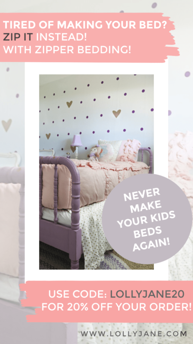 Little Girl Purple and Gold Bedroom Ideas Lolly Jane
