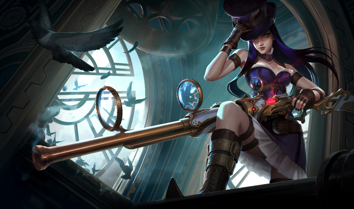 【LoL】ケイトリンのウルトはブロックすればいいだけだからゴミ ft. バード LOL忍者