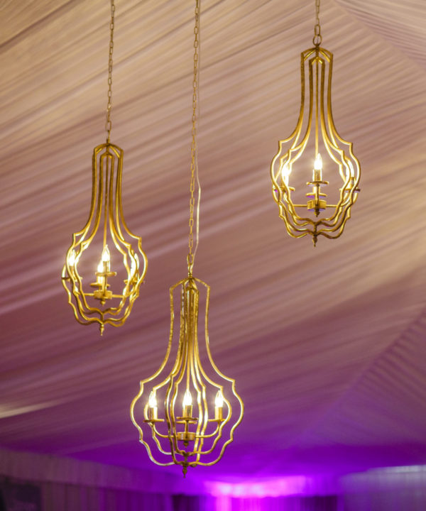 Gold Quatrefoil Chandelier Loluma