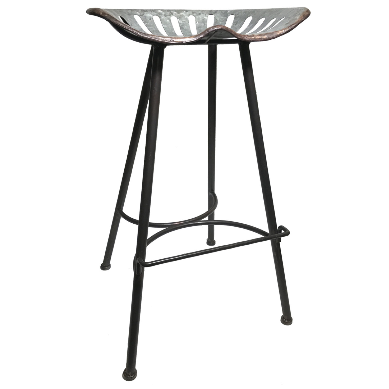 Galvanized Tractor Barstools Loluma