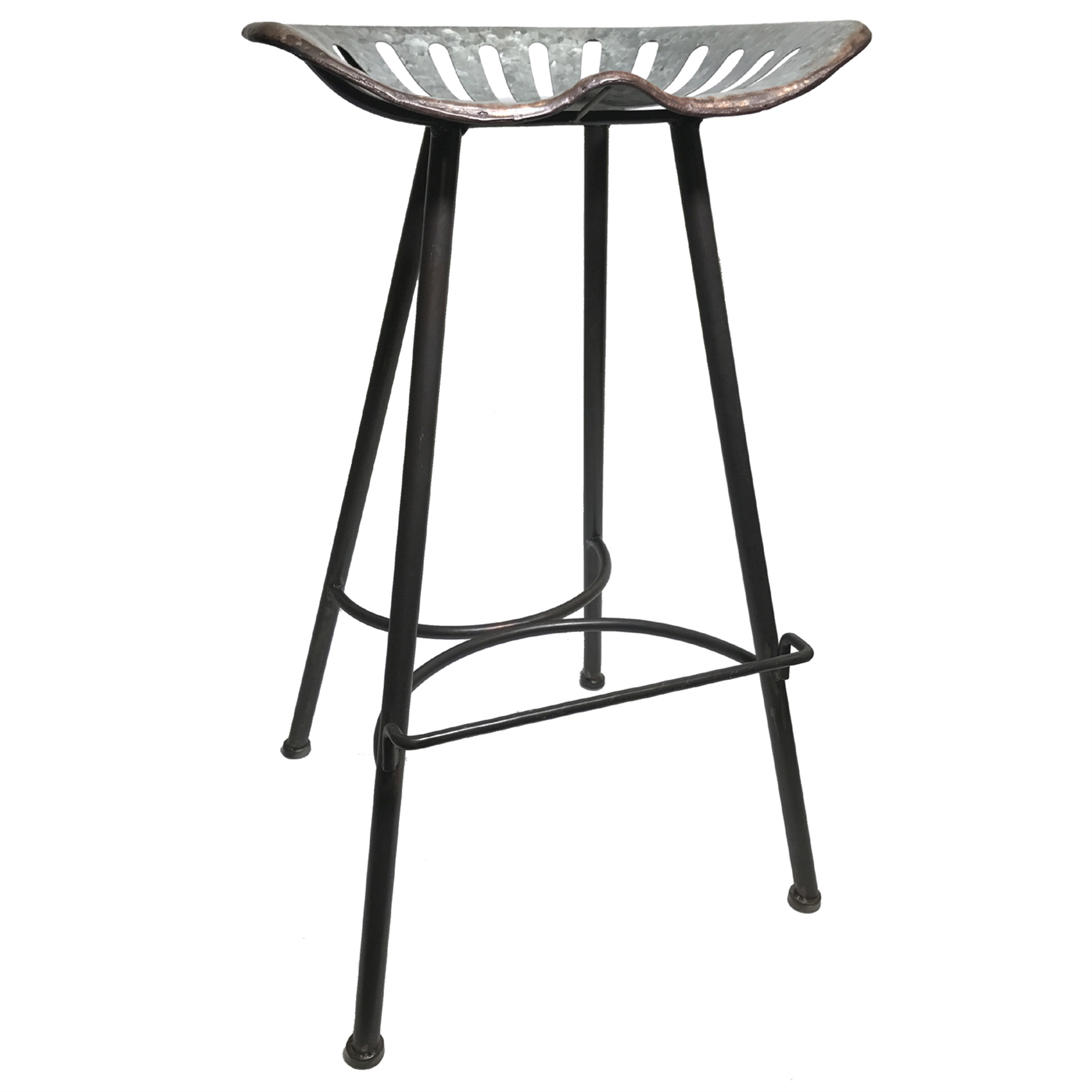 Galvanized Tractor Barstools Loluma