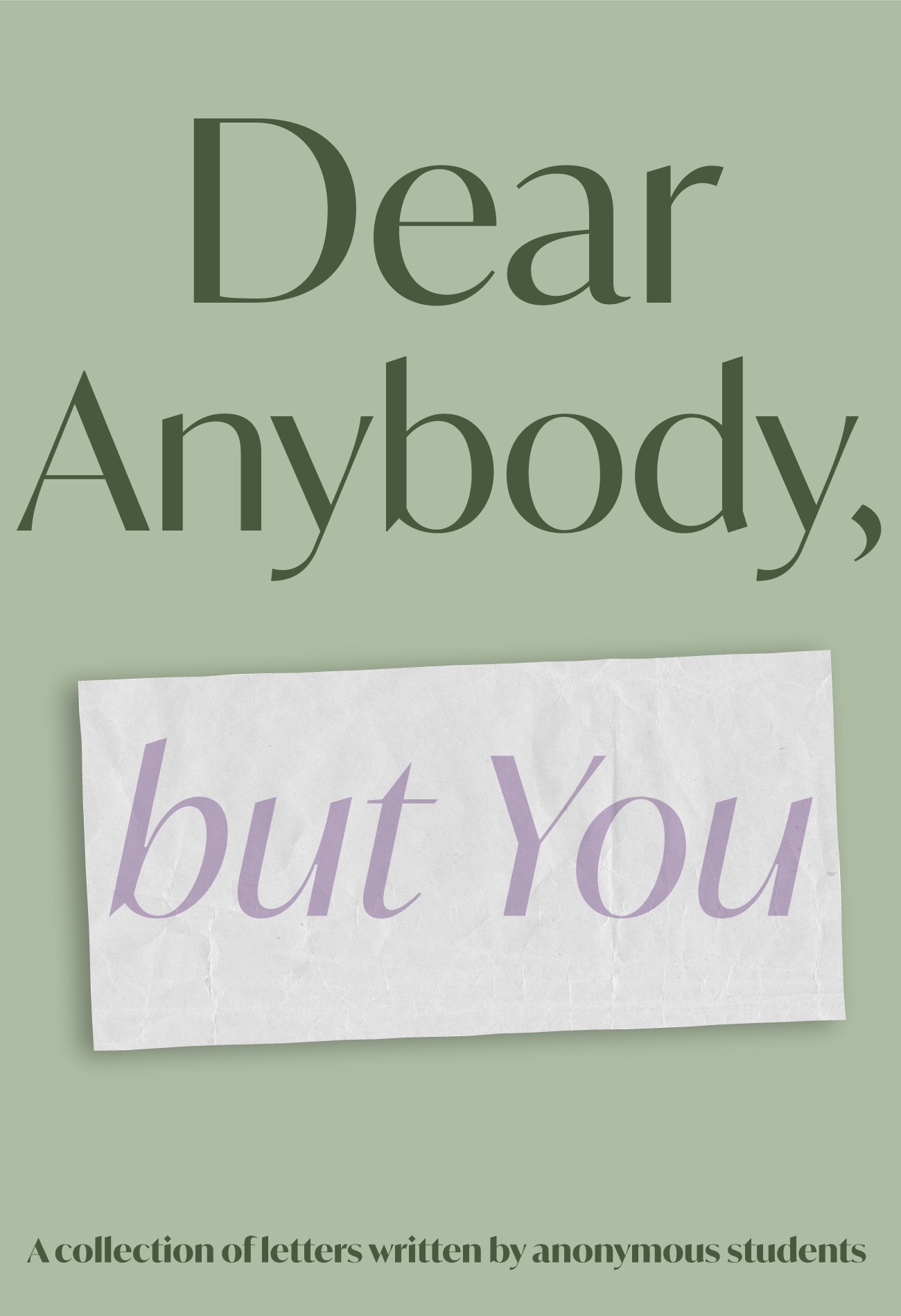 Lit Publishing Class Creates Book of Letters Never Sent