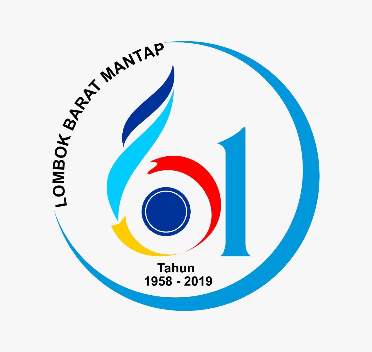 JADWAL DAN LOGO HUT LOMBOK BARAT KE 61 “LOMBOK BARAT MANTAP