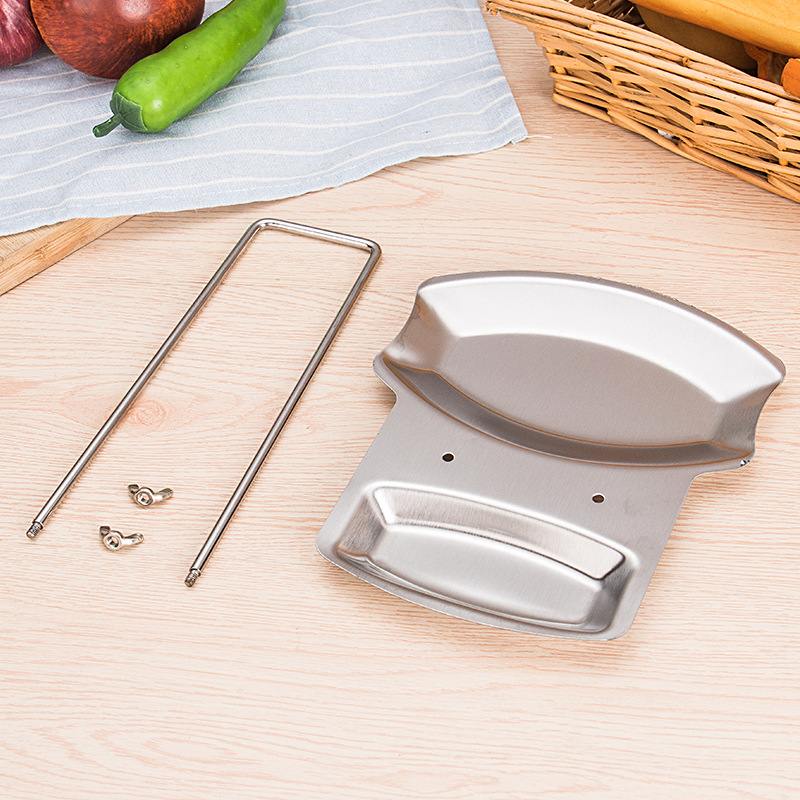Hot Sales Stainless Steel Pan Pot Rack Cover Lid Rack Stand Spoon