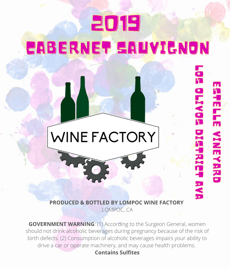 2019 Sauvignon Estelle Vineyard Winery Custom Crush