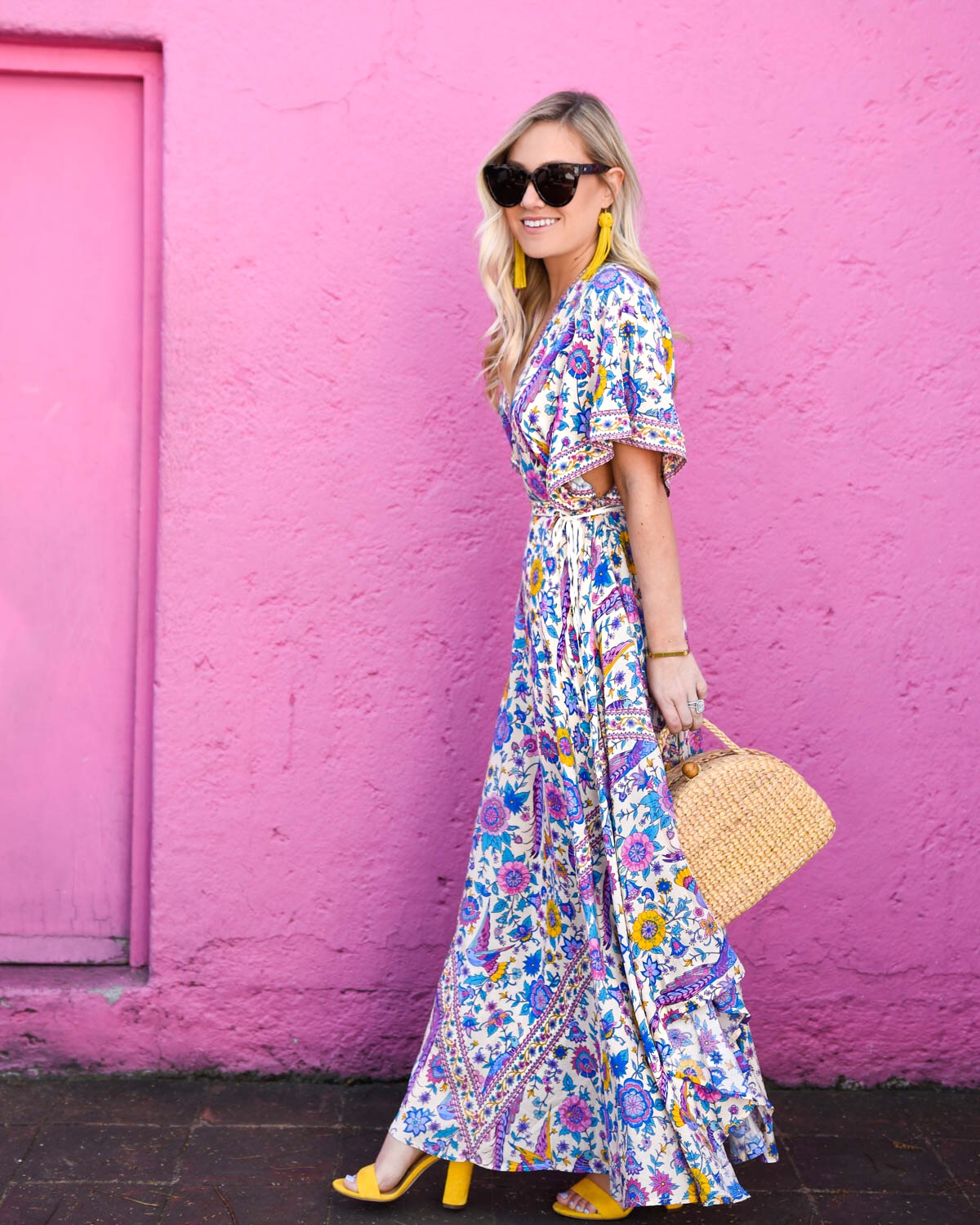 ColorfulMaxiDress, PrintedMaxiDress, BeachOutfit MURPHY'S LAW