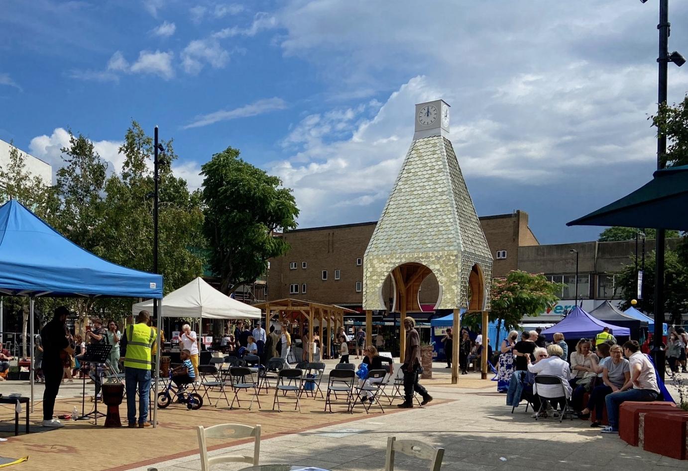Building Tour The Blue Market Bermondsey by Hayatsu Architects & Assemble London Architecture