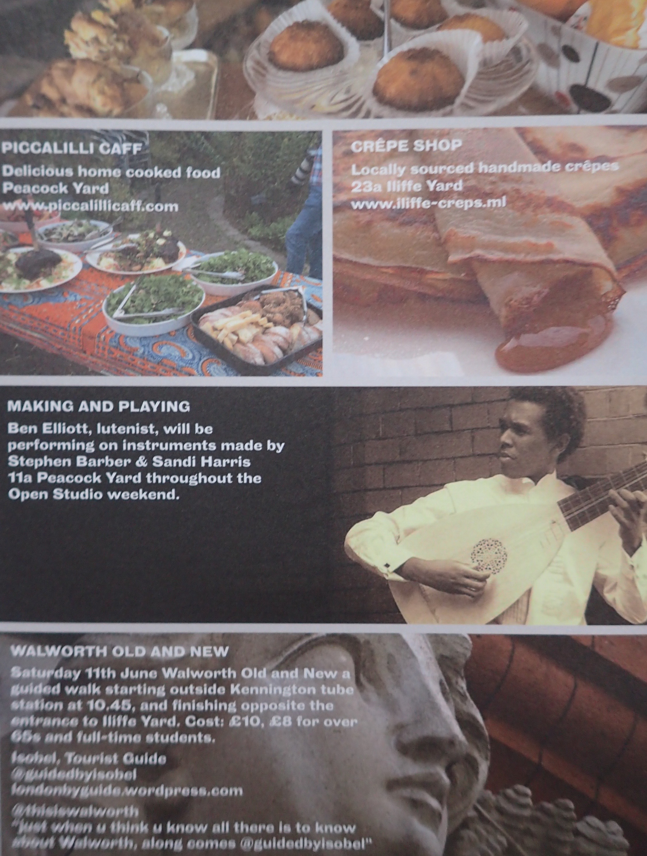 Walworth Walk, Weather and Open Studios Guided By Isobel