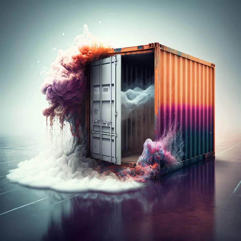 Shipping container condensation