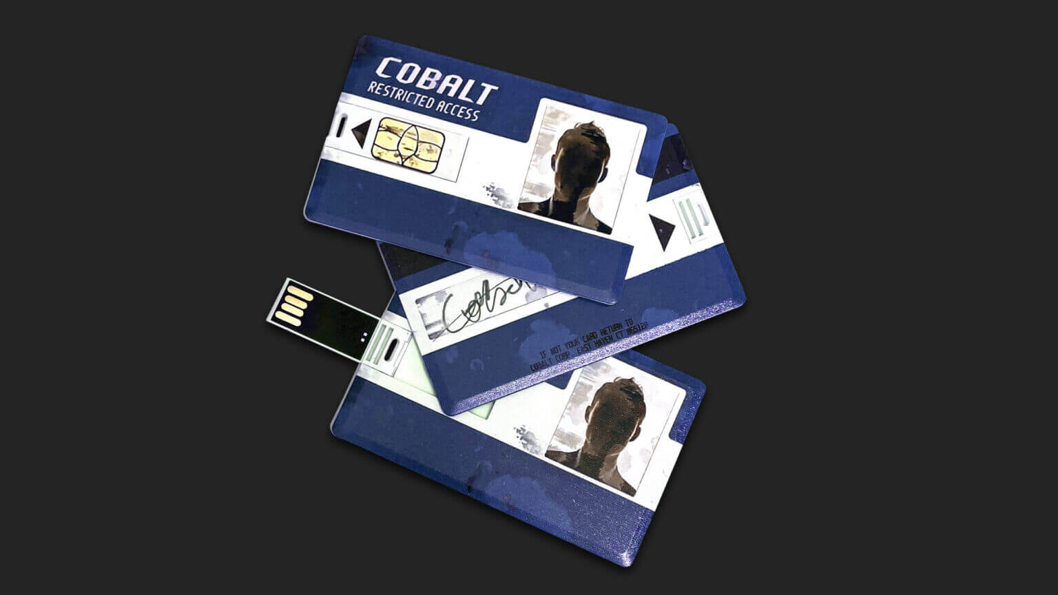 Rust USB Keycard (Blue 16GB) Lone Design
