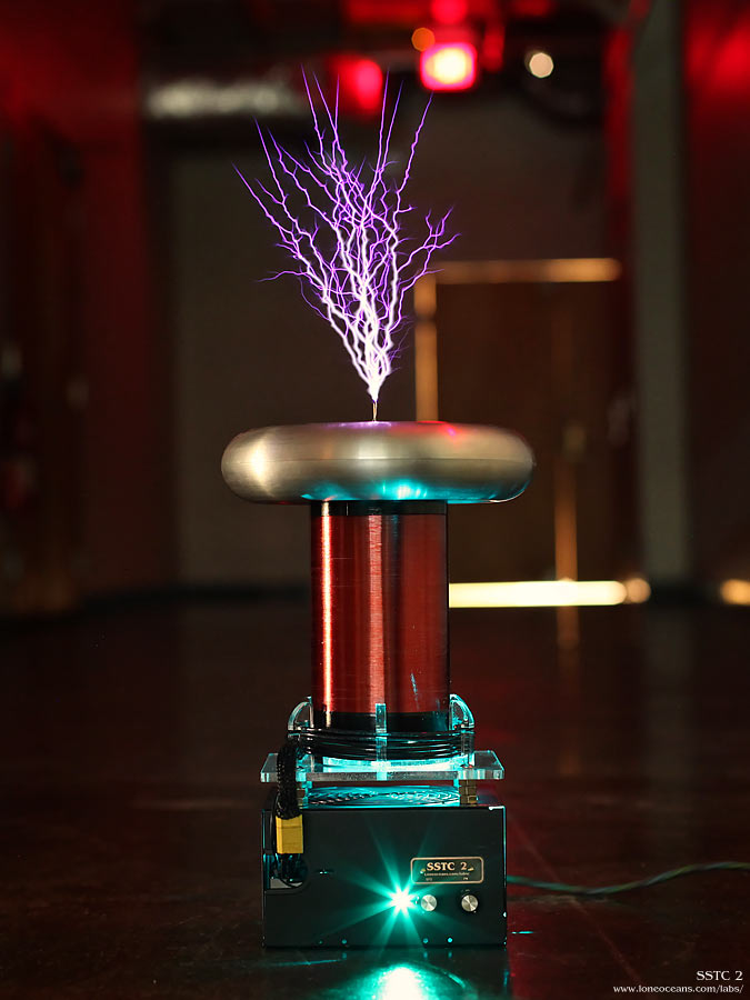 tesla coil generator Tesla coil with SSTC driver board PLLSSTC Solid