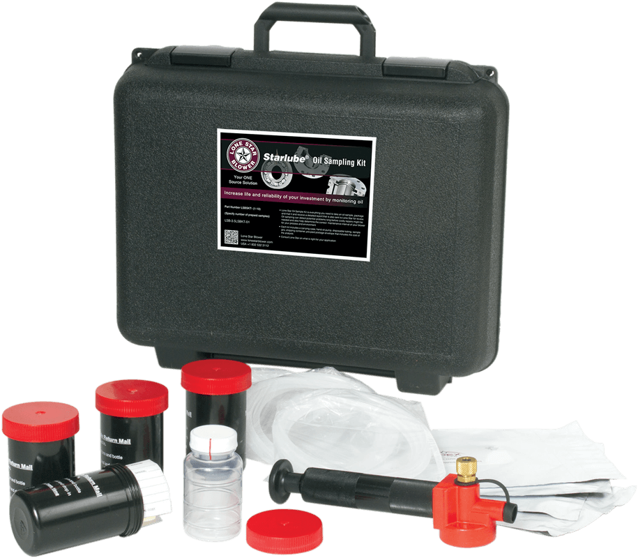 Lone Star Starlube Oil Sampling Kit for Blowers and Compressors Lone