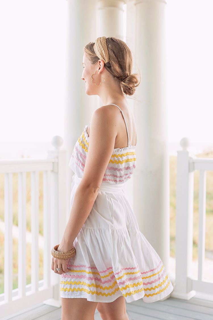 white ric rac dress a lonestar state of southern