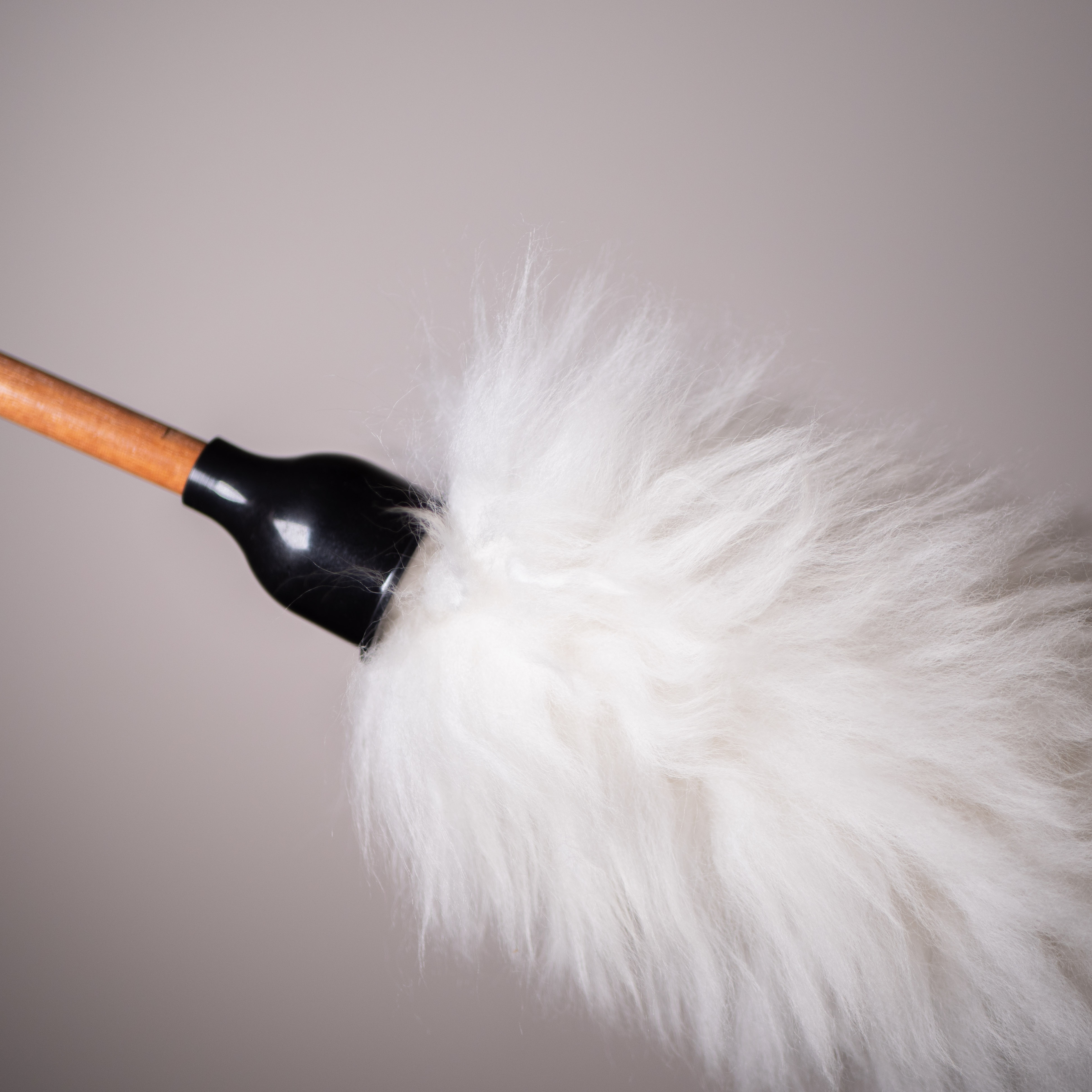 Lambswool Duster with Timber Handle Longara Brushware
