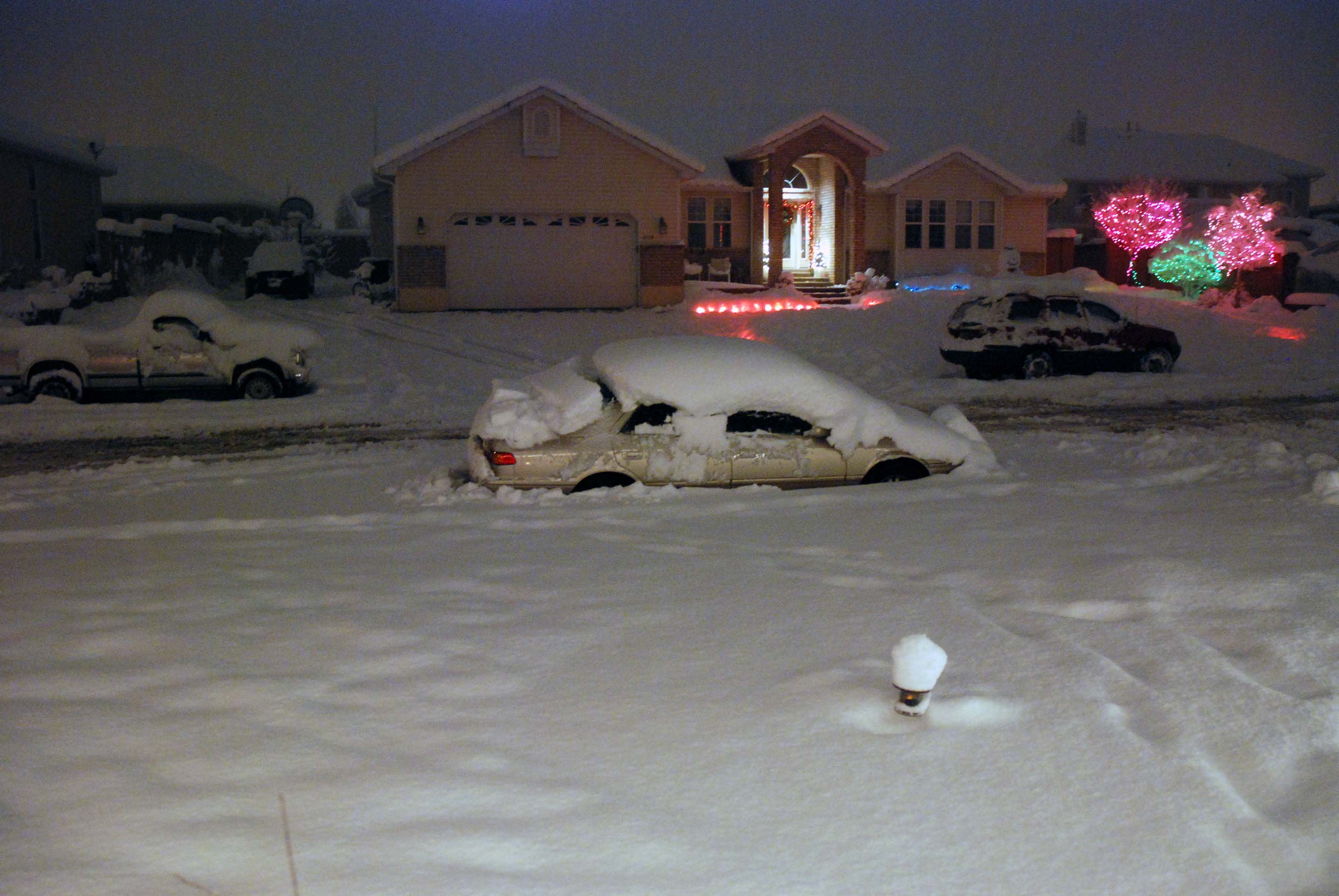 Snow In Cedar City Utah Dec. 2728 2006