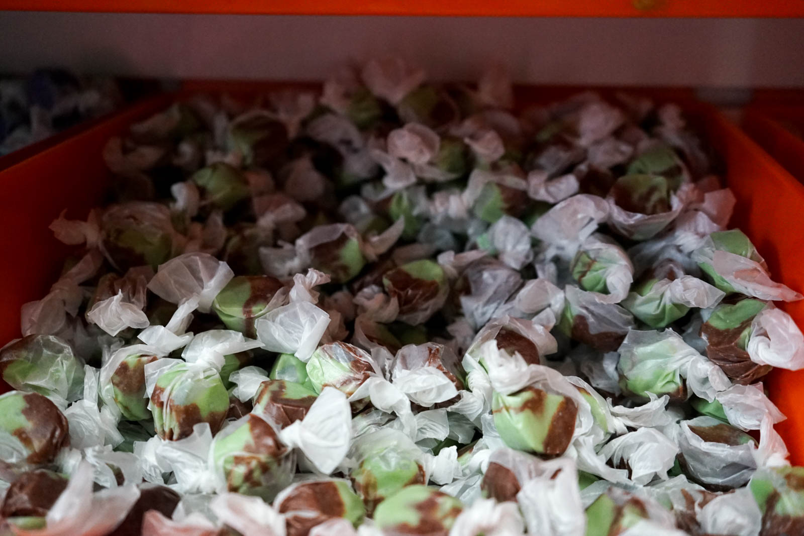 Mint Chocolate Chip Taffy Long Beach Candy Company