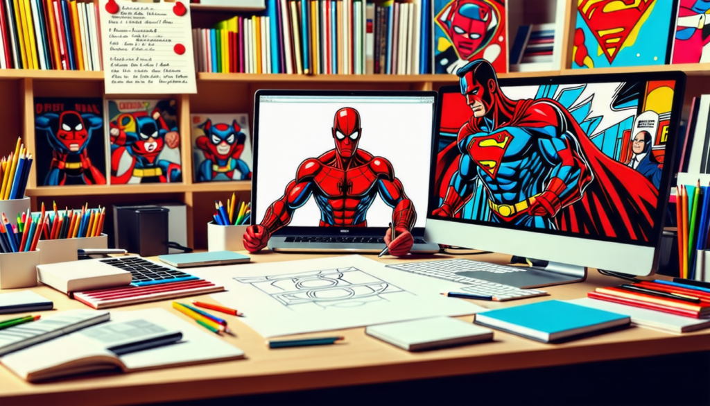How to create your own superhero comic a stepbystep guide Long Box