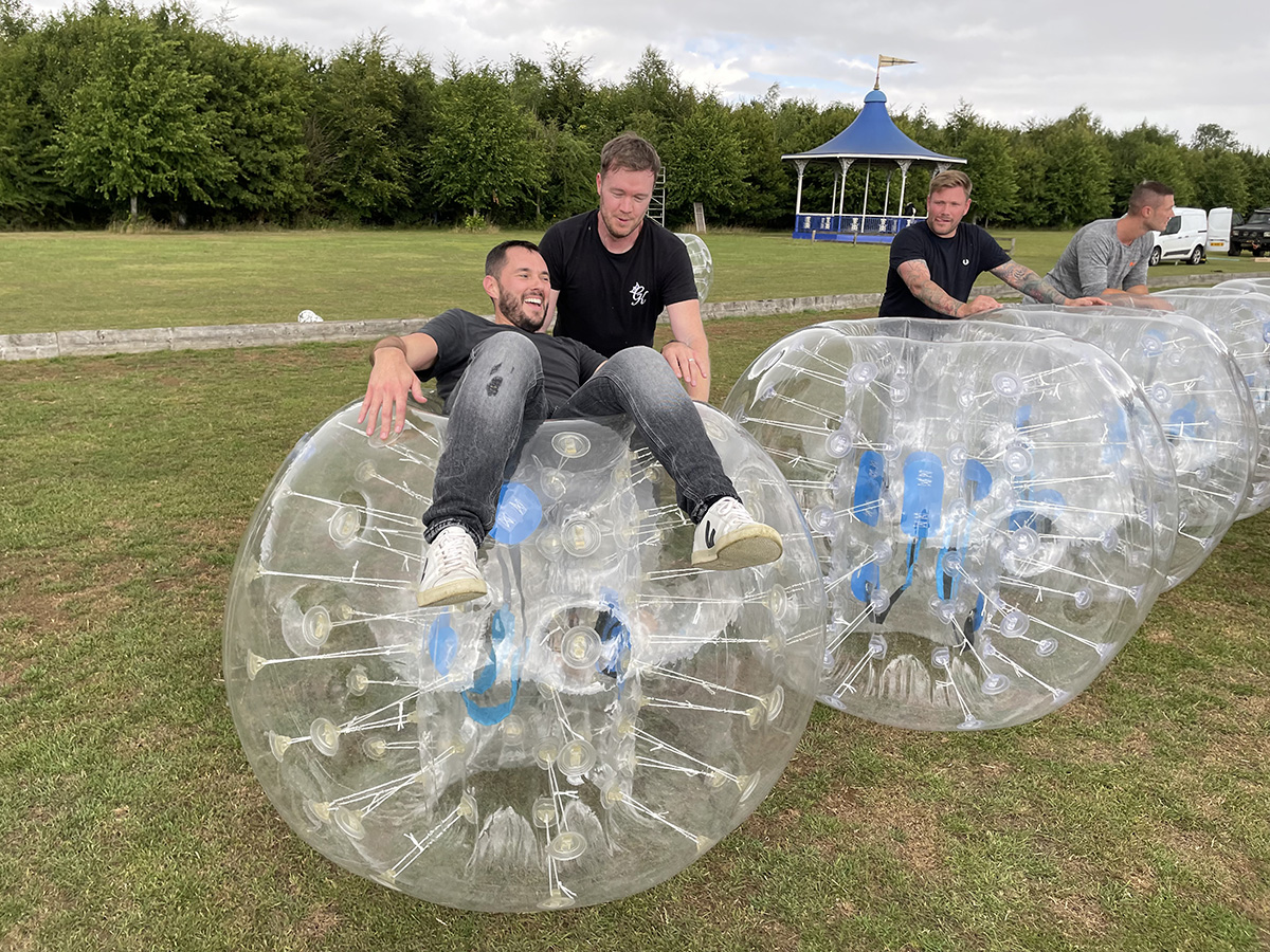 Bubble Football Package Longdole Unique Venue Gloucester Situated