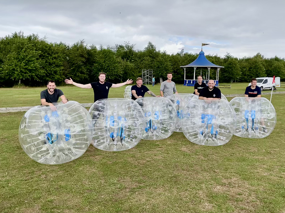Bubble Football Package Longdole Unique Venue Gloucester Situated