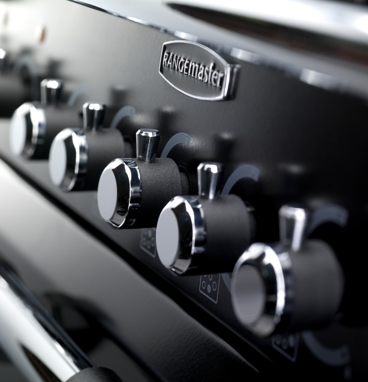 Rangemaster CDL90DFFBL/B 80950 CLASSIC DELUXE 90 DF FSD BLACK BRASS TRIM