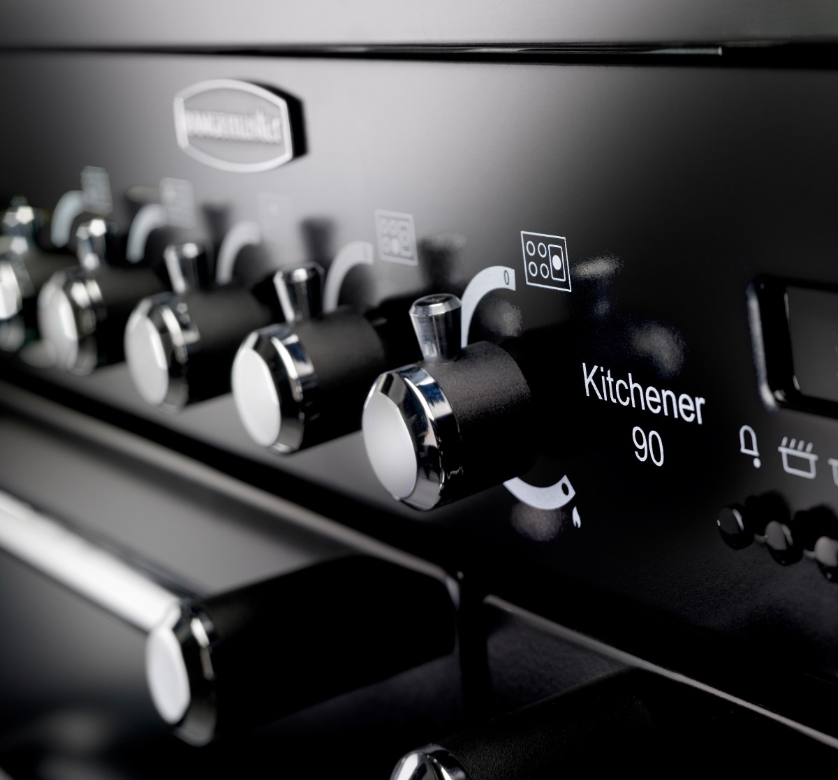 Rangemaster KCH90NGFBL/C 116750 KITCHENER 90 NG BLACK CHROME