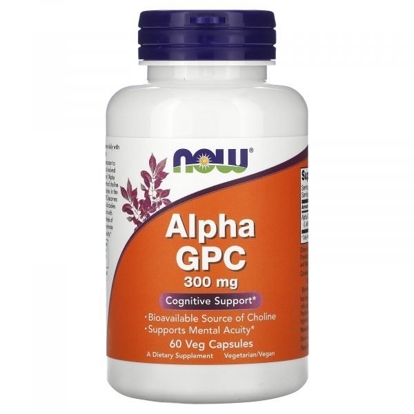NOW Supplement's Alpha GPC with Bioavailable Source of Choline