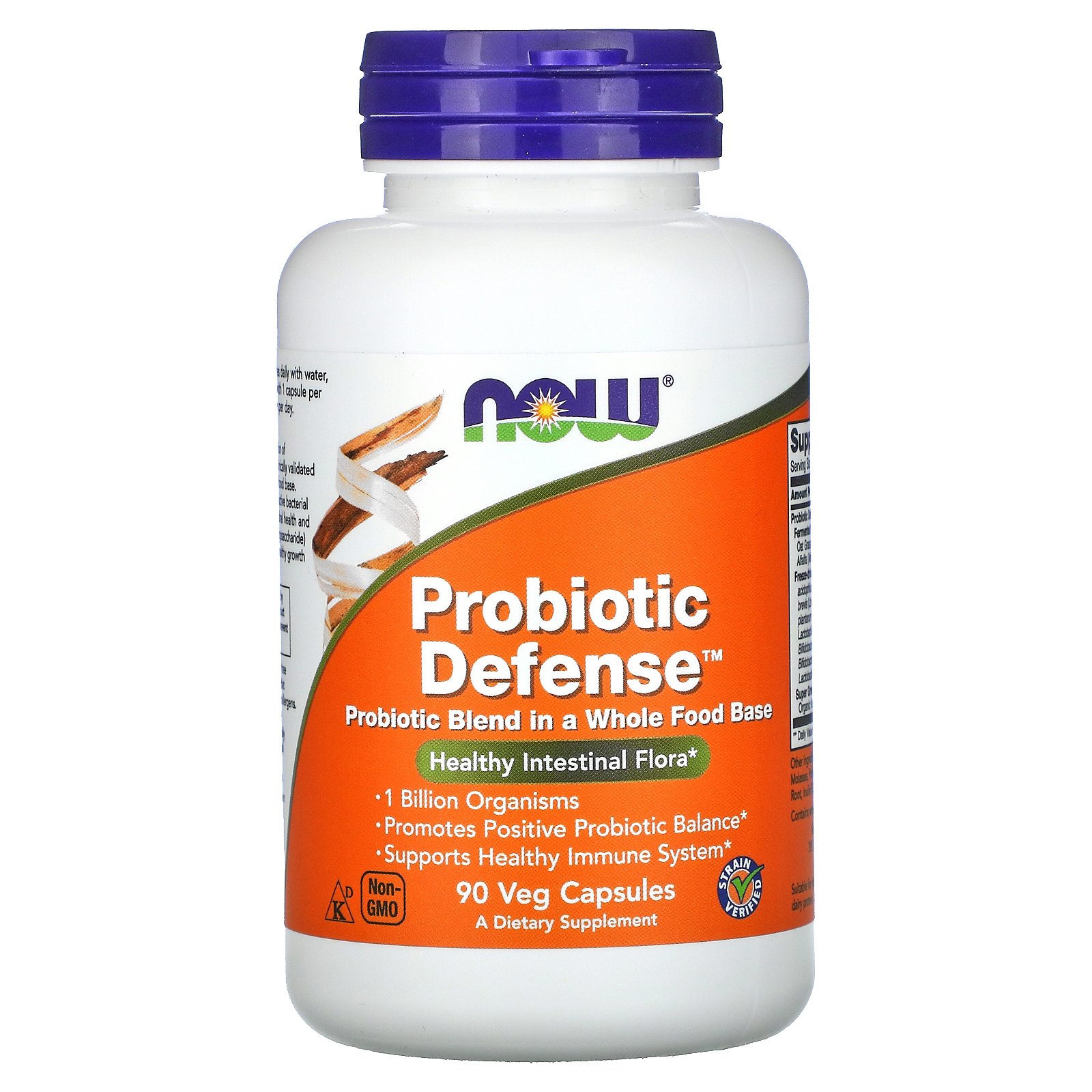 NOW Supplements Probiotic Defense Longevity LIVE