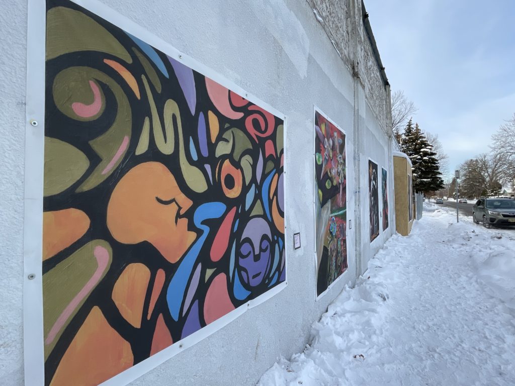 Popup Outdoor Art Gallery Celebrates Reawakening of Elsa’s House of Sleep on East Lake Street