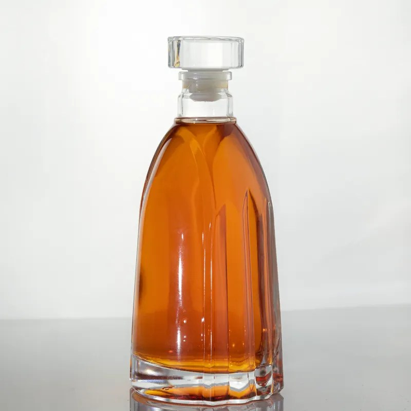 500ml Clear Vodka Bottles Long Glory Glass