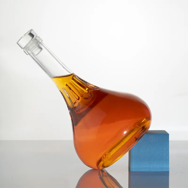 500ml Water drop glass bottle LGG06 Long Glory Glass