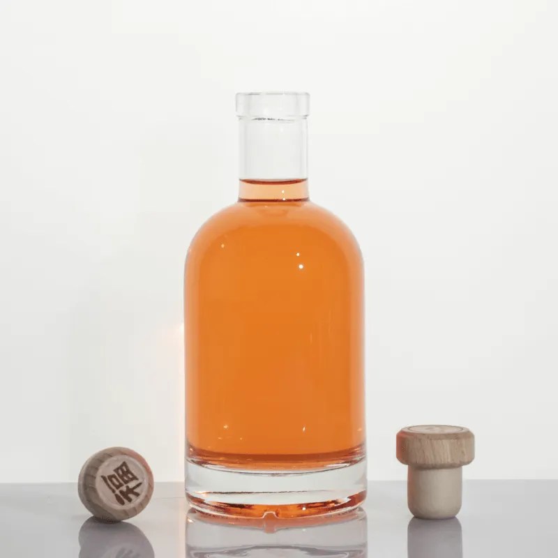 270ml whiskey Mini glass bottles wholesale Long Glory Glass