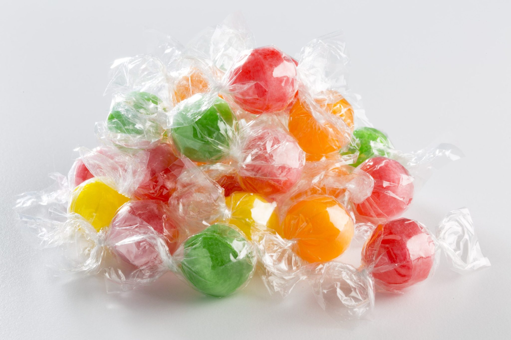 Colombina Sour Balls Hard Wrapped 6 Pound bag Long Island Candy Factory