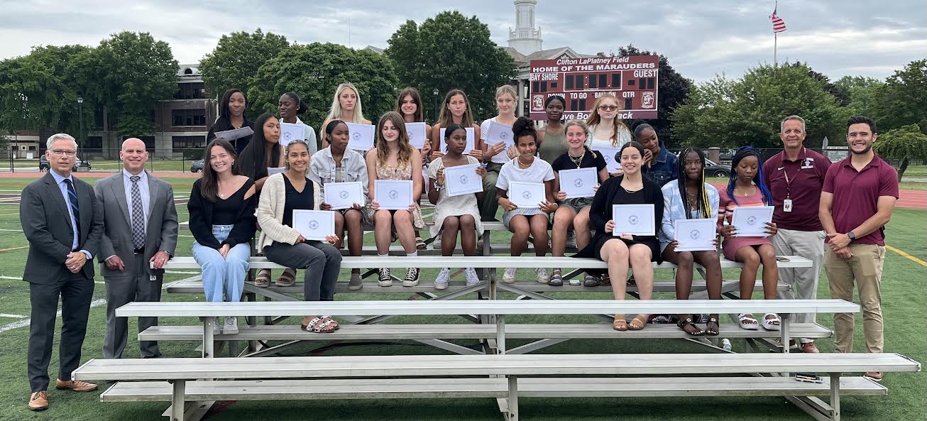 Bay Shore High School Girls Track Team Win County Championship Long