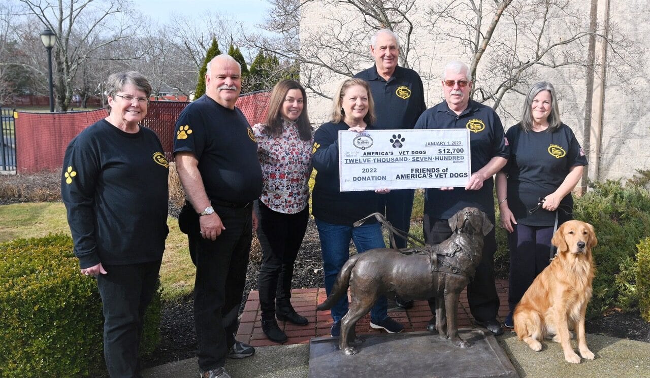 America's Vet Dogs Receives 12,700 Donation From Local Community