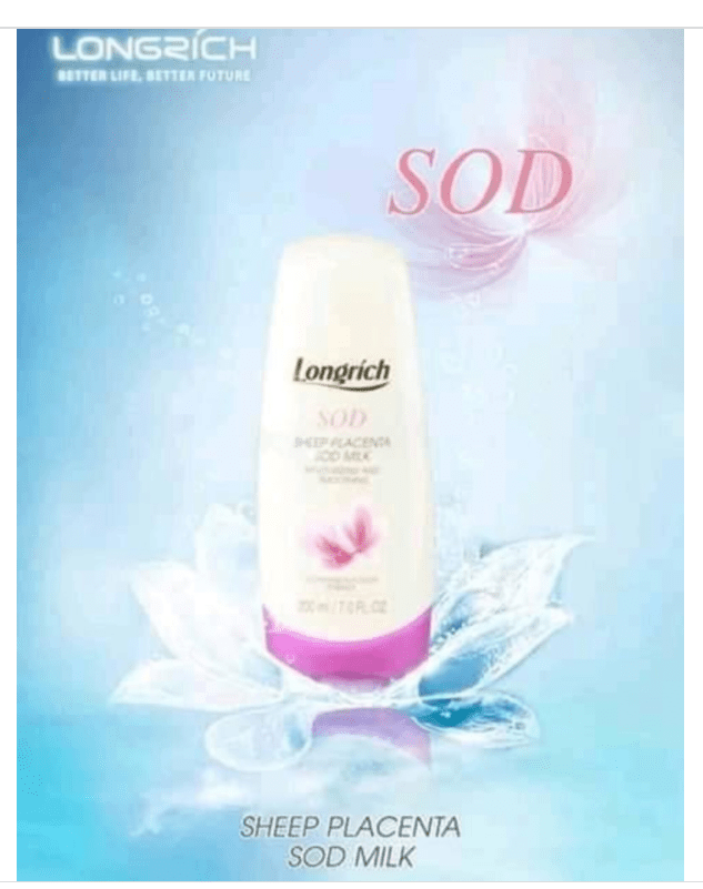 Body Cream SOD Milk Longrich Enlightened Partners