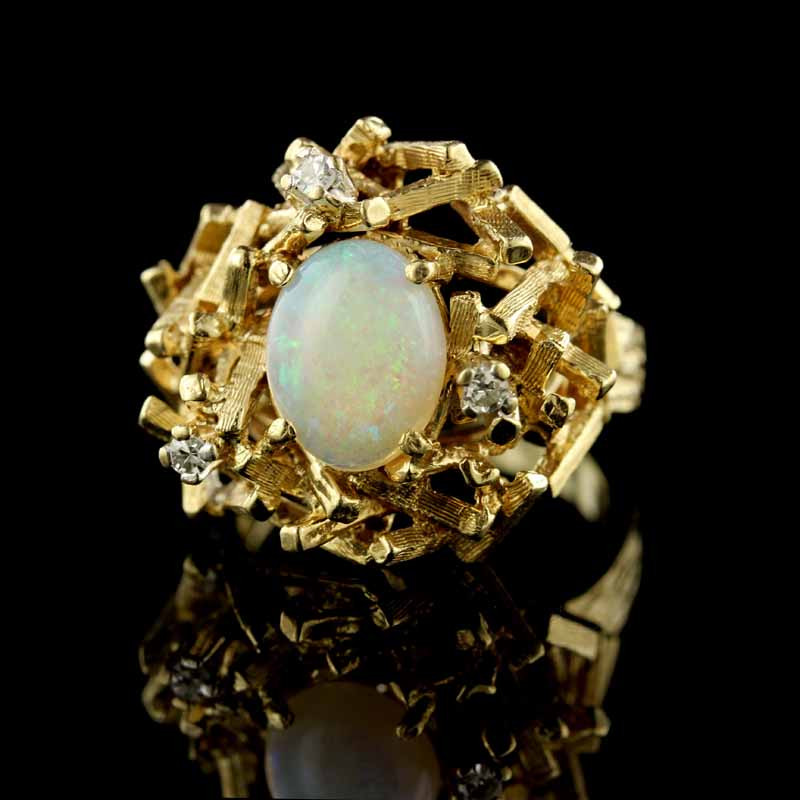 Yellow Gold & Opal Estate Jewelry That Will Leave You Speechless [Just Long's Jewelers