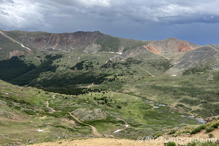 View towards ster Pass — Photo Longstride Trail Journals