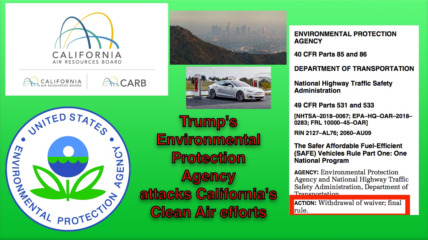 NYC, LA, DC and 23 states sue EPA over rescinding emissions standards